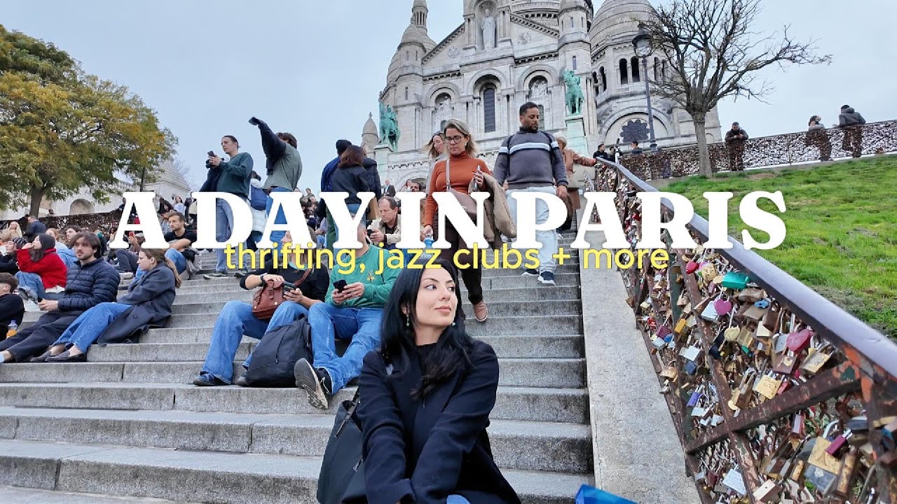 Thrifting in Paris, jazz club in a cave + more (Paris solo travel vlog)