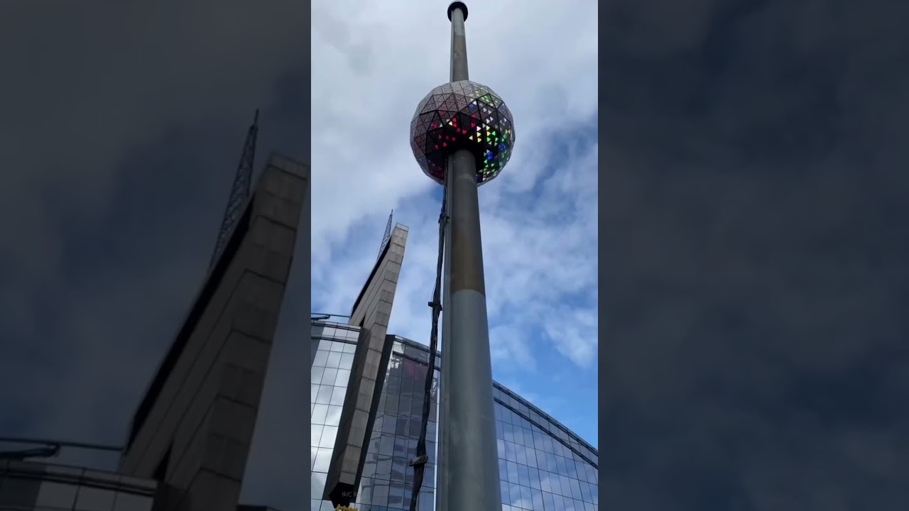 2024 Times Square New Years Eve Ball Drop test! 🪩