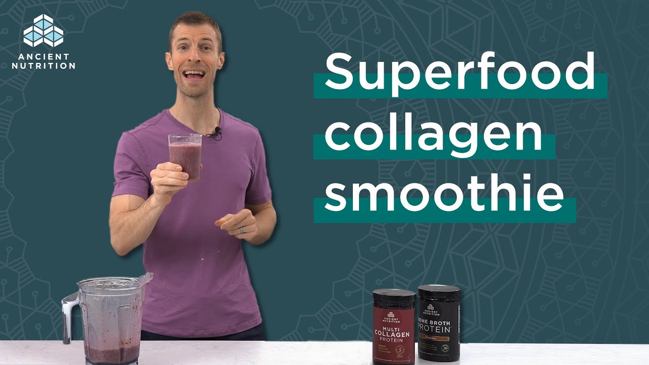 ⁣Dr. Axe's Morning Collagen Smoothie - UPGRADED