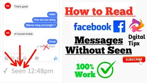 How to Read Facebook Messages Without Seen 2021 || How to Read Fb Messenger Messages Without Seen