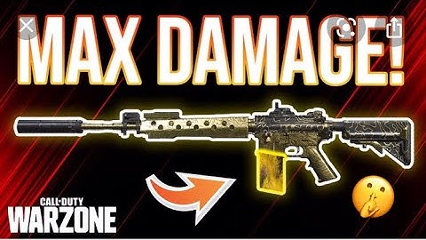 MAX DAMAGE M4A1 SET UP IN WARZONE  (MUST TRY!!)