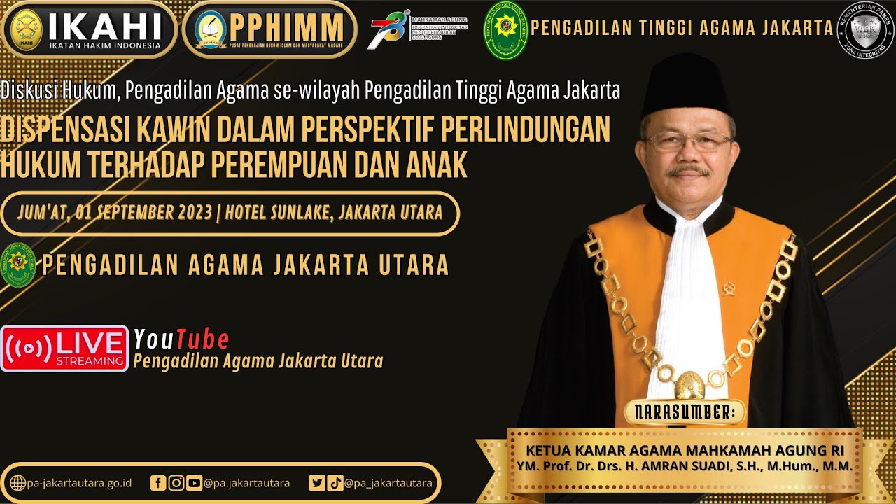 Diskusi Hukum - Dispensasi Kawin Dalam Perspektif Perlindungan Hukum Terhadap Perempuan & Anak