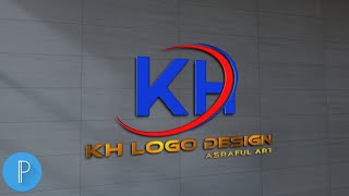 KH'' logo design on android mobile, Pixellab tutorial [[ASRAFUL ART]] screenshot 5
