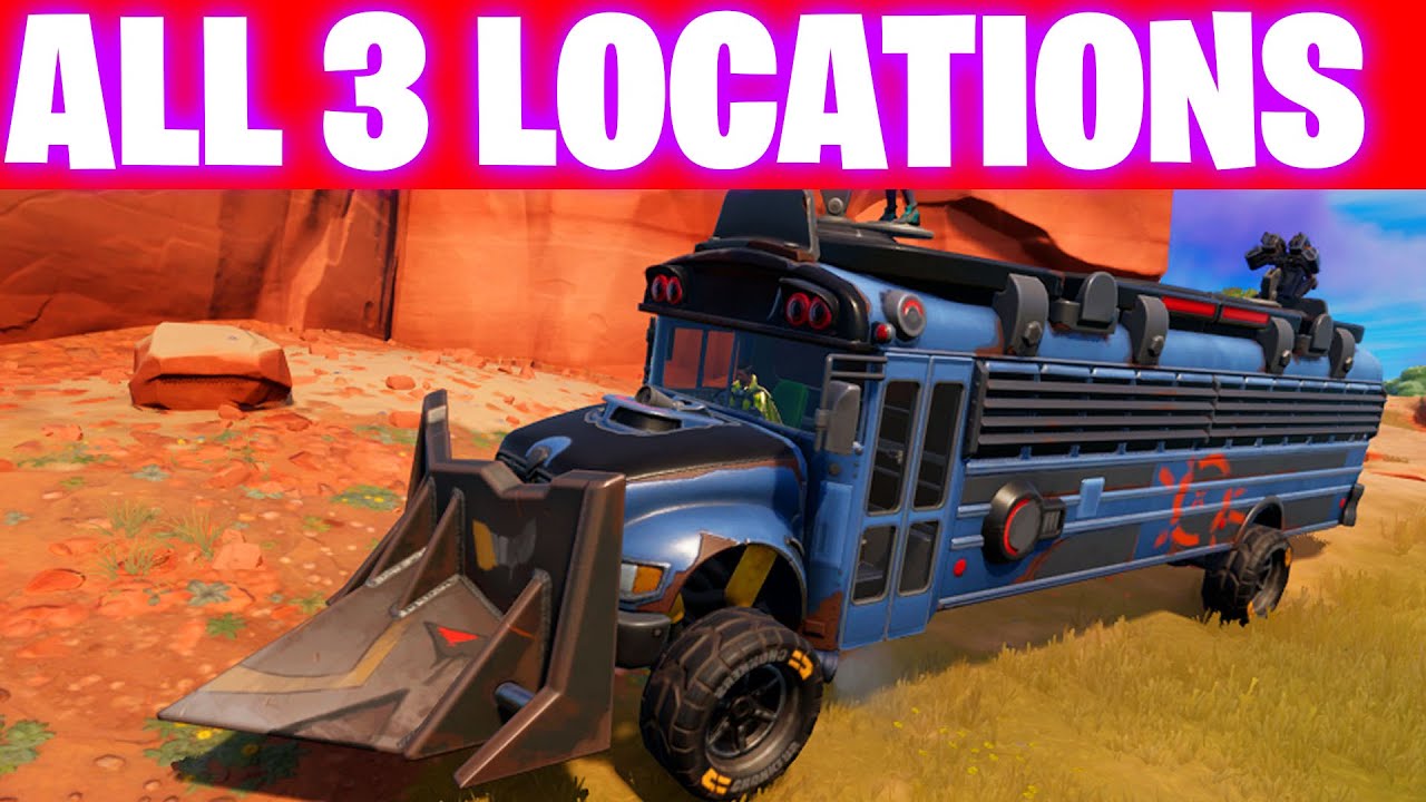 Where To Find Battle Bus In Fortnite Chapter 3 Season 2 - All Locations For Battle Bus In Fortnite