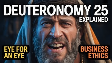 Deuteronomy Chapter 25 Explained (Eye For An Eye: Biblical Business Ethics & Ancient Justice)