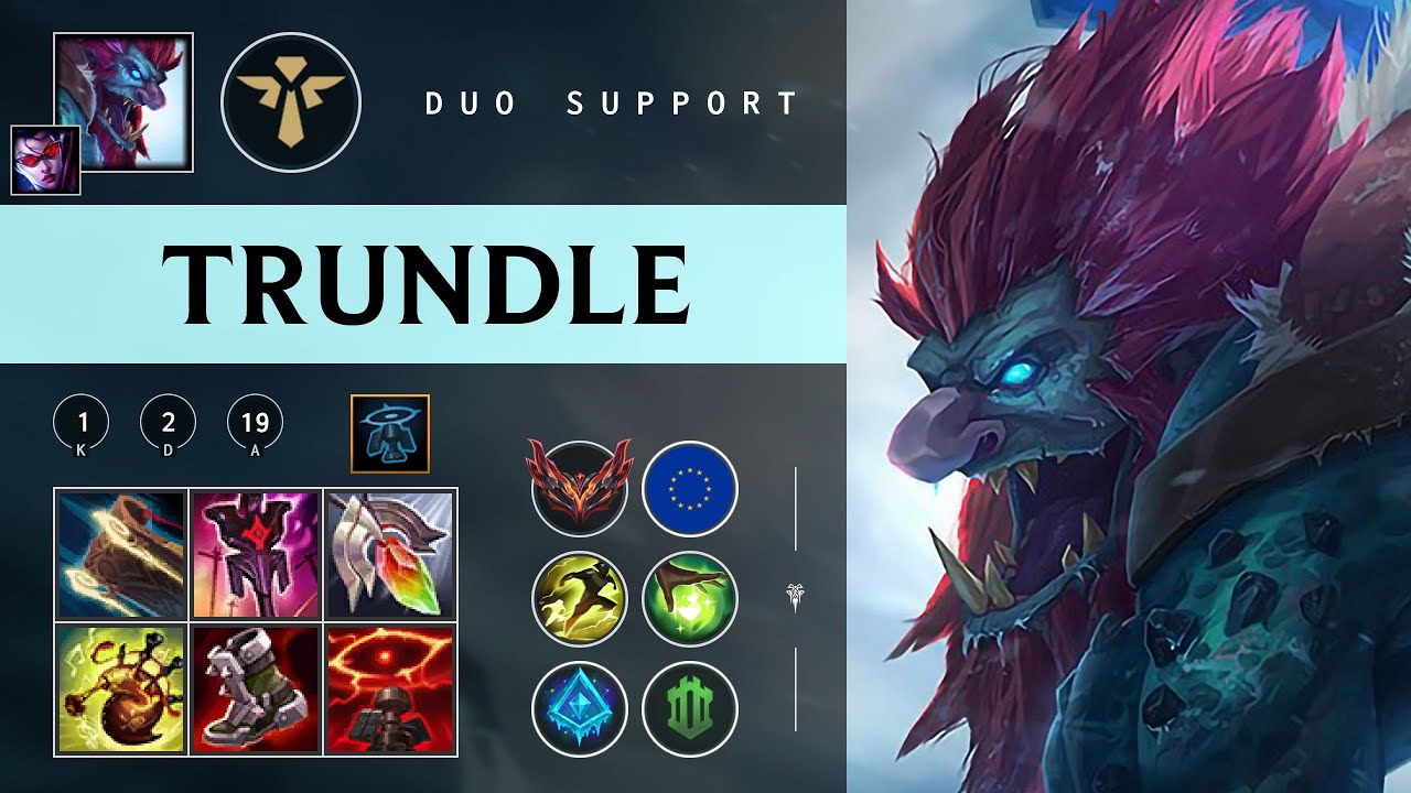 Trundle Support vs Soraka - EUW Grandmaster Patch 26.01