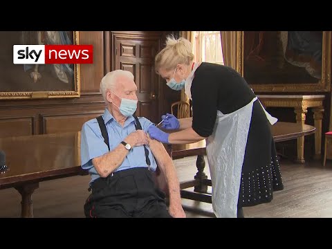 COVID-19: WWII veteran among first Chelsea Pensioners to get vaccine
