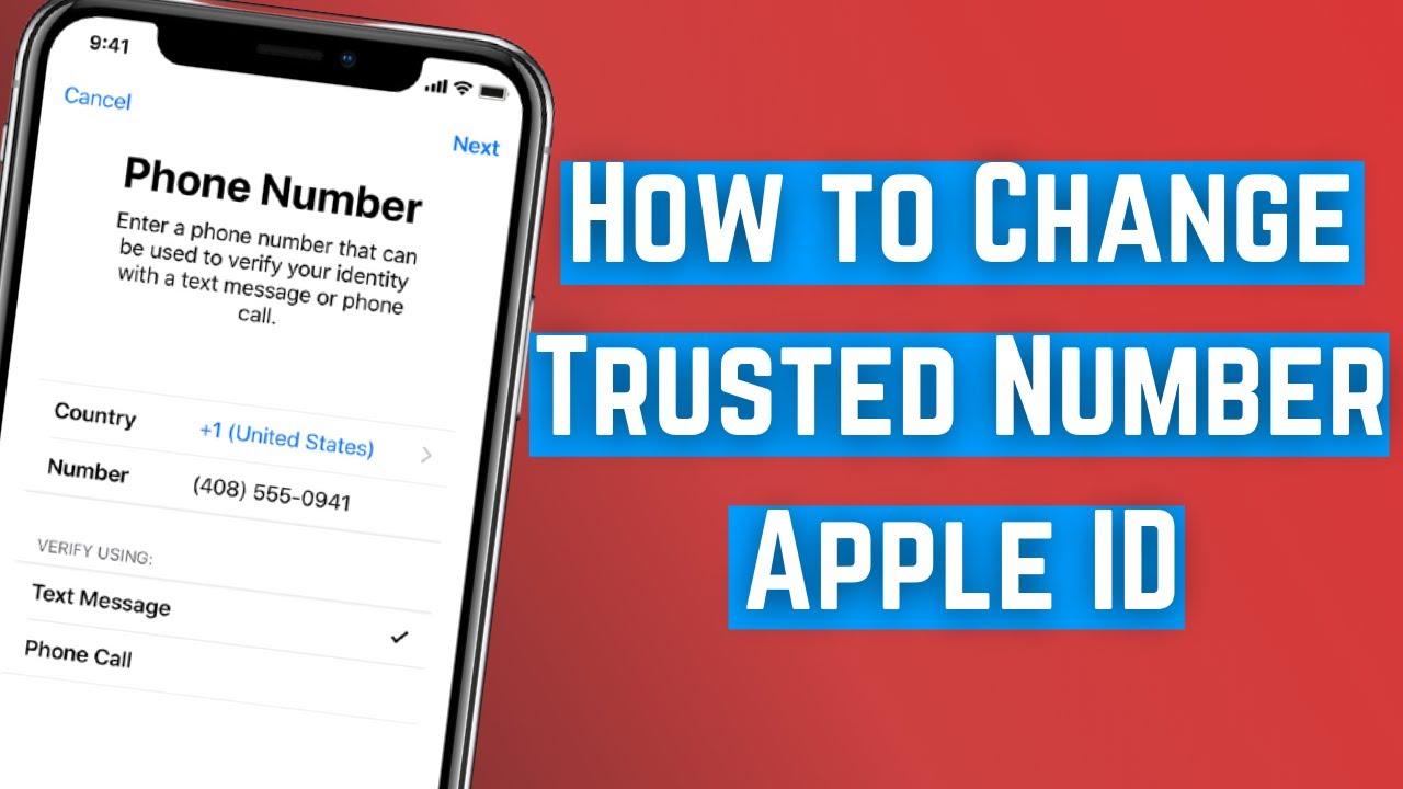 How to Change Trusted Phone Number For Two Factor Verification Code ...