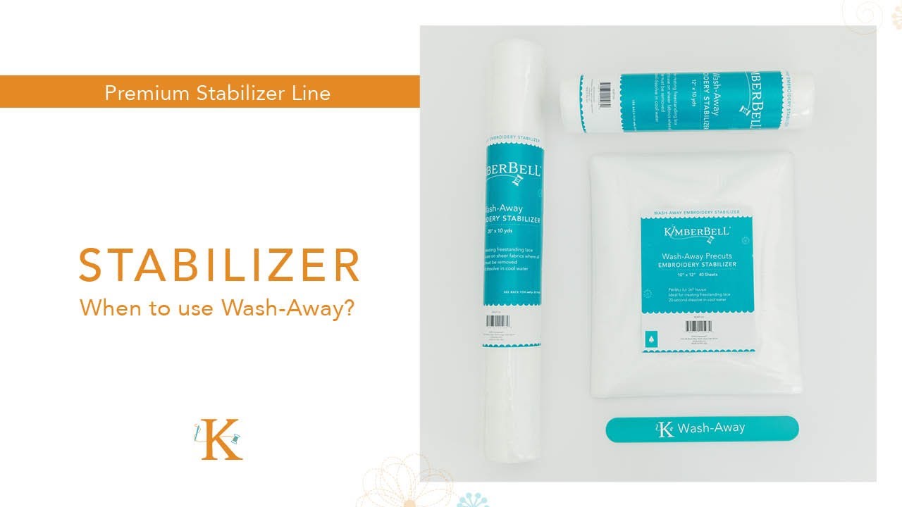 When to Use Wash Away Stabilizer 