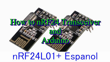 Nrf24l01 + 2.4ghz transceptor inalámbrico para Arduino