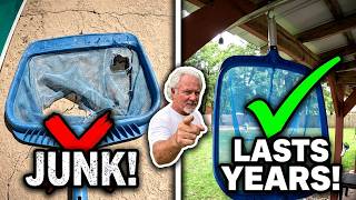 How To Make Swimming Pool NETS LAST FOR YEARS!!!  We Work Hard To Make You SMARTER!
