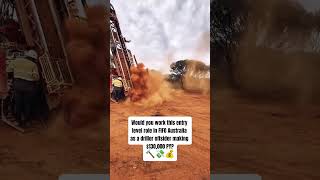 Would you work as a Driller's Offsider for $130,000+ PY? On-site everything provided for 💵👷