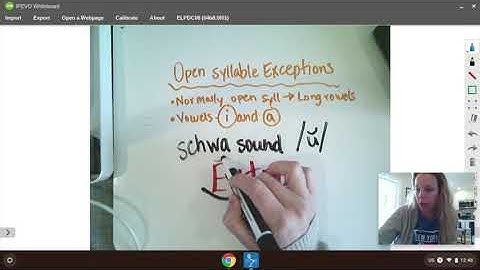 Open syllable exceptions