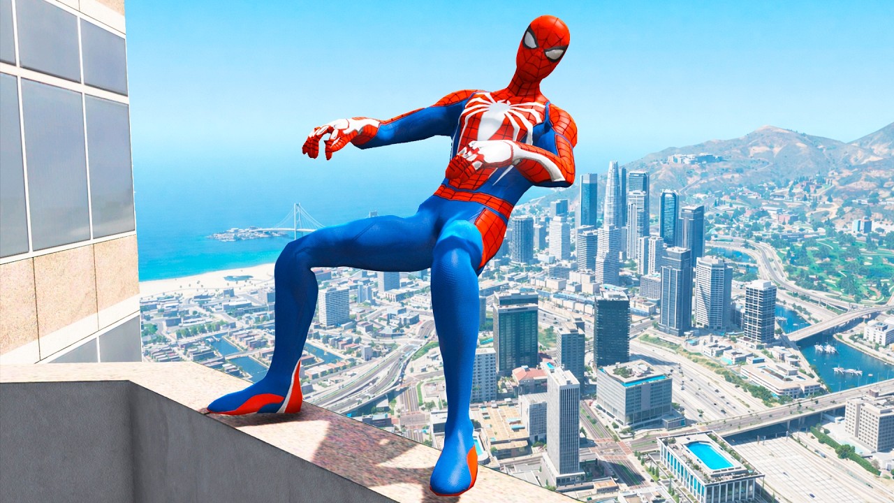 Spider Man Funny Game Moments (GTA 5 Spiderman Fails) #5