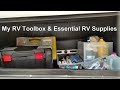 My RV Toolbox & Essential RV Supplies