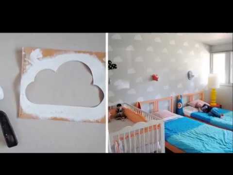 Como hacer manualidades para decorar el cuarto de mi bebe - YouTube