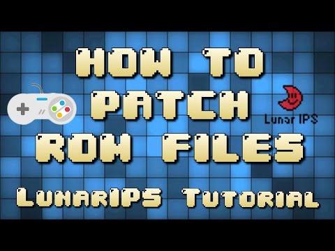 How to Patch ROM Hacks w/ IPS Files - LunarIPS Tutorial (SNES Examples)