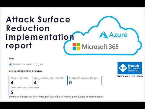 Attack Surface Reduction implementation report