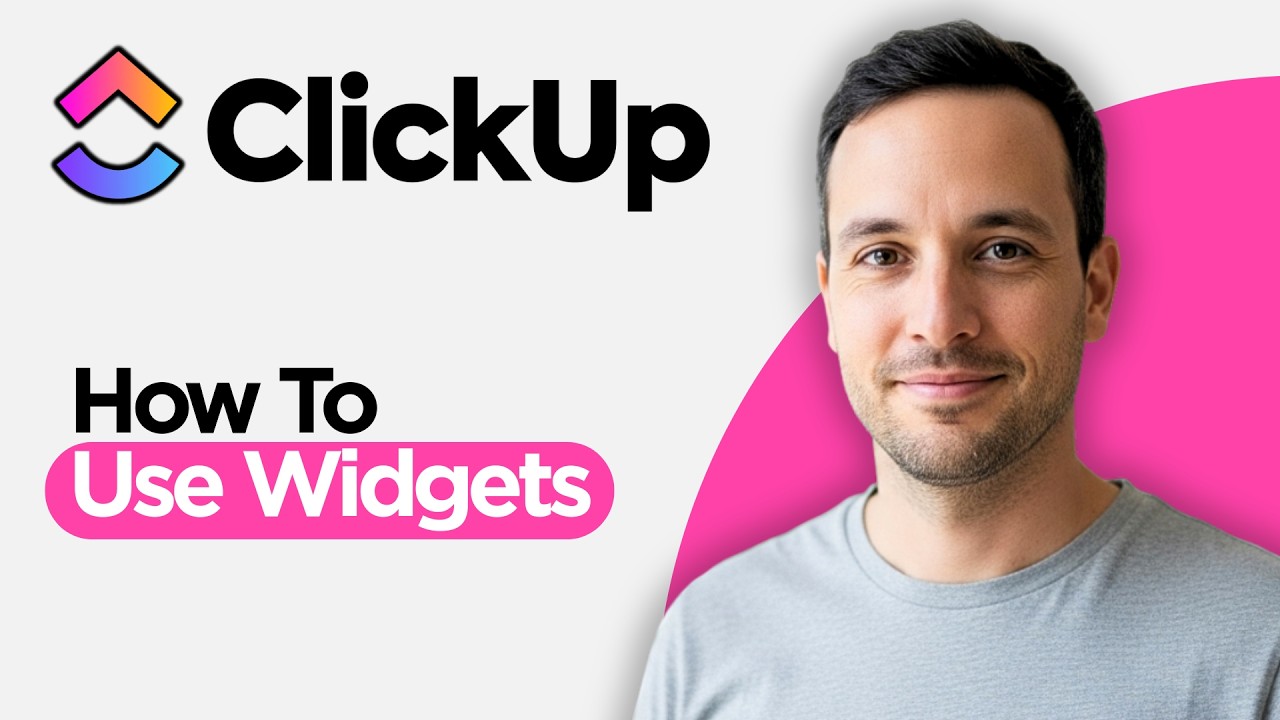 How to Use ClickUp Widgets (2026 Step by Step Guide) - YouTube