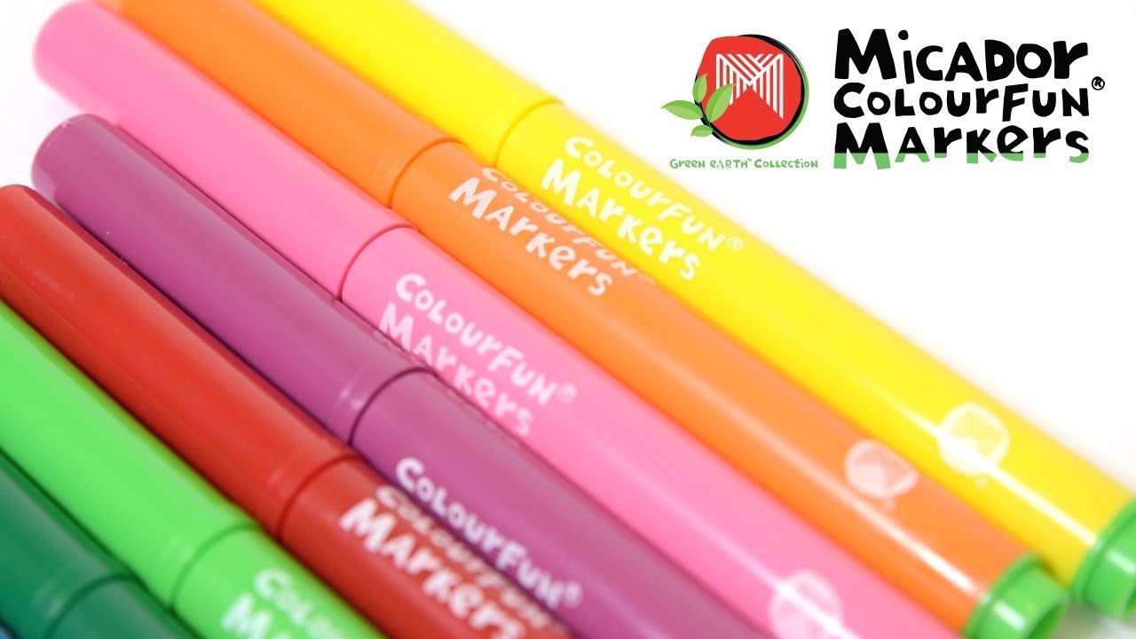 Micador Colourfun Coloured Markers Class Assorted Tub 180