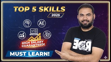 Top 5 Skills You MUST Learn in 2025 | Future Career Success | High Salary Guaranteed | Shahid Sir