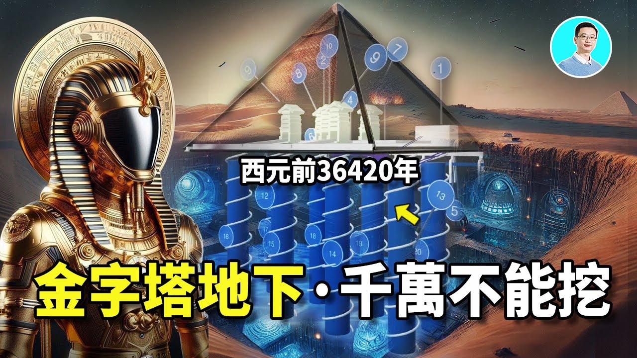 【最全解讀】吉薩金字塔地下600米巨柱和立方體大廳，各種資料證明，來自3萬年前上古文明Zep Tepi！ 尼可拉斯楊全面解密！