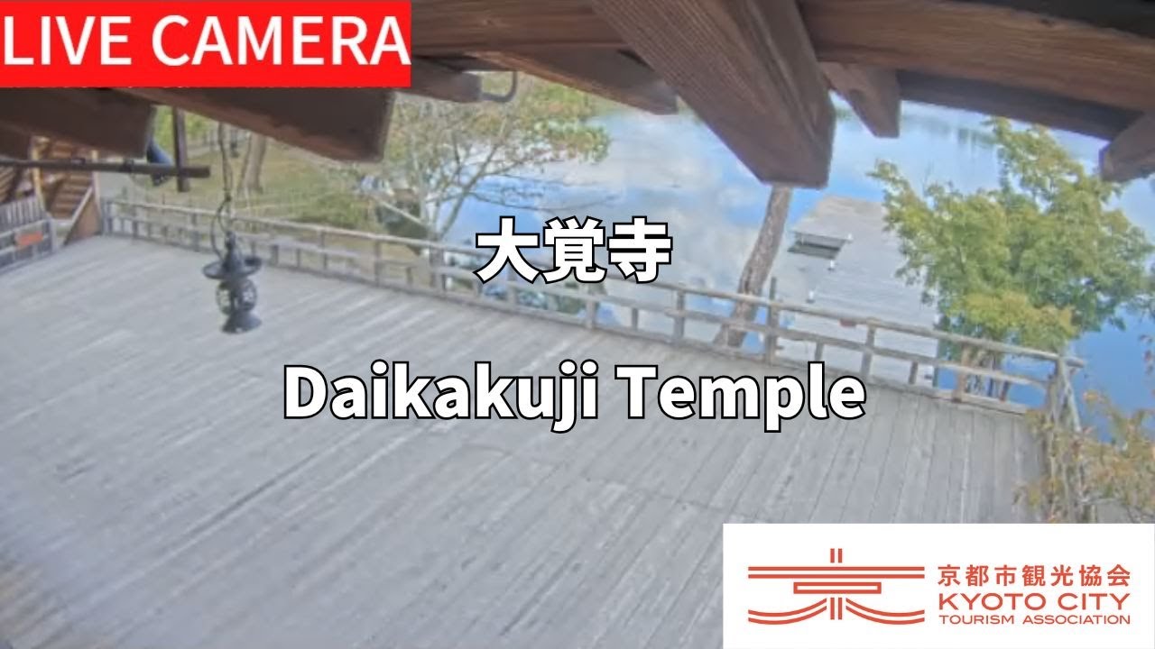 【LIVE】大覚寺(京都市観光協会公式)/Daikakuji Temple, Kyoto Live camera