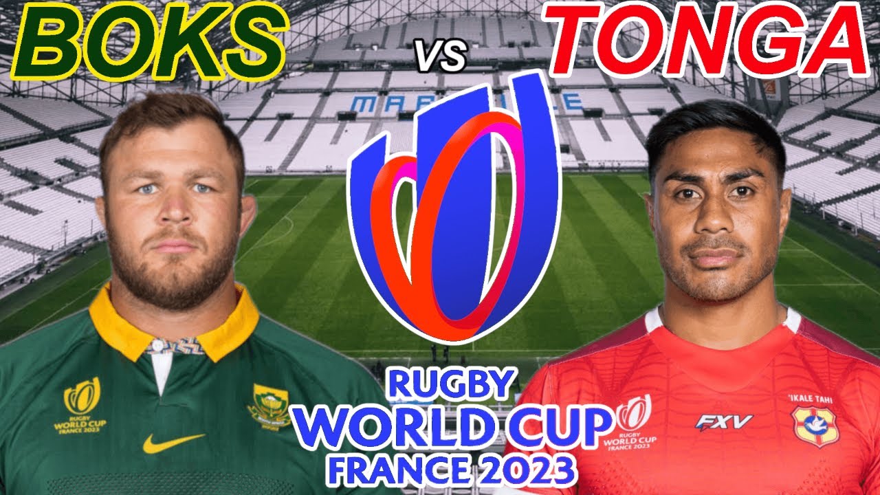 SOUTH AFRICA vs TONGA Rugby World Cup 2023 Live Commentary