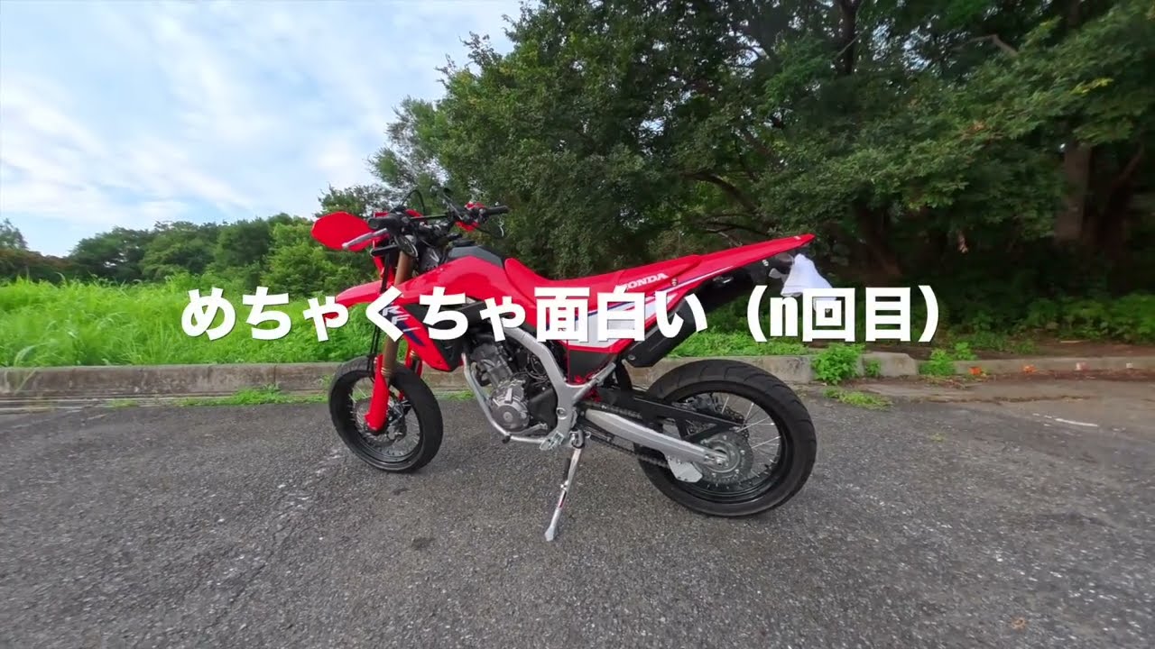 【納車】CRF250L(S)モタード仕様が完成！街乗りもワインディングも楽しめる純正風カスタム
