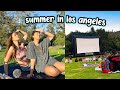 summer day in my life! outdoor movie & spilling tea