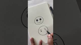 How to draw thinking 🤔 emoji? #kids #drawingforkids