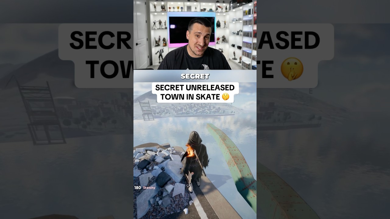 Как попасть в секретный неизданный город в Skate. 