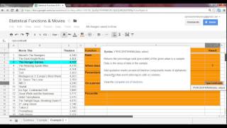 Rank, Percentrank, & Percentile Functions
