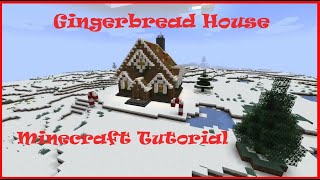 Gingerbread House Minecraft Tutorial