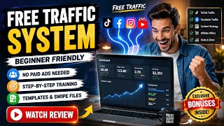 Free Traffic Affiliate System Review 2026 | Beginner Affiliate Marketing Training Using Free Traffic