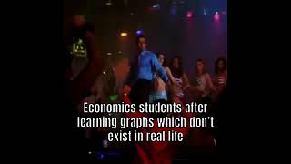 Economics students after learning the graphs which don’t exist in real life! 🤣🤣