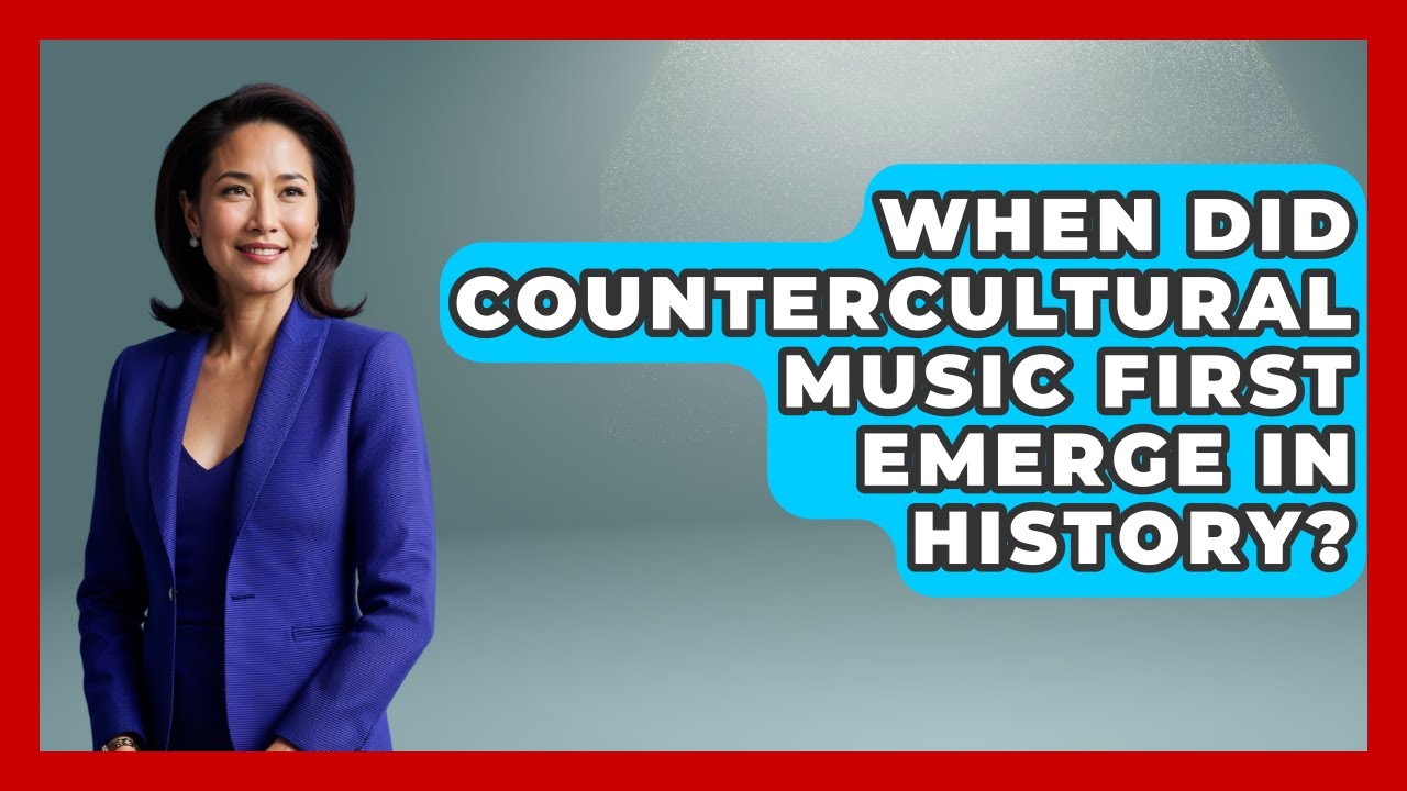 When Did Countercultural Music First Emerge in History? | Alt Scene Guru News