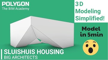 Rhino Architecture 3D Modeling Simplified (Form Finding Series): Sluishuis Housing by BIG & BARCODE