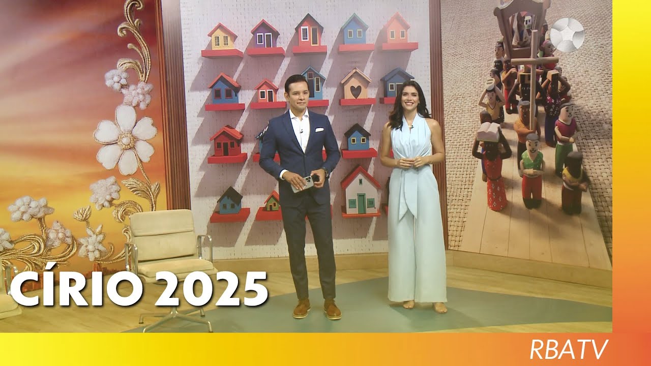 Trecho inicial da transmissão do Círio na RBATV (12/10/2025)