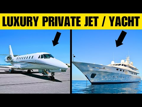 Видео: LUXURY PRIVATE JETS & YACHTS IN THE WORLD