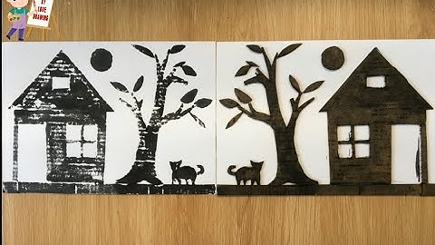 Thiên nhiên trong tranh in - Mĩ thuật 5 CTST 1 | Các bước tạo tranh từ khuôn in bằng giấy bìa P1