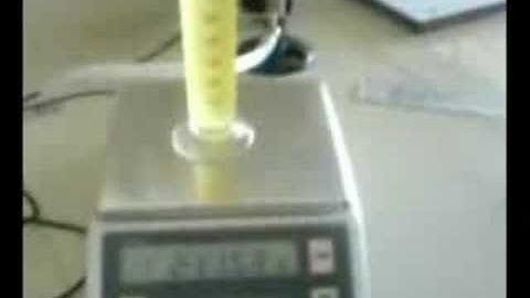 Measuring viscosity of Biodiesels