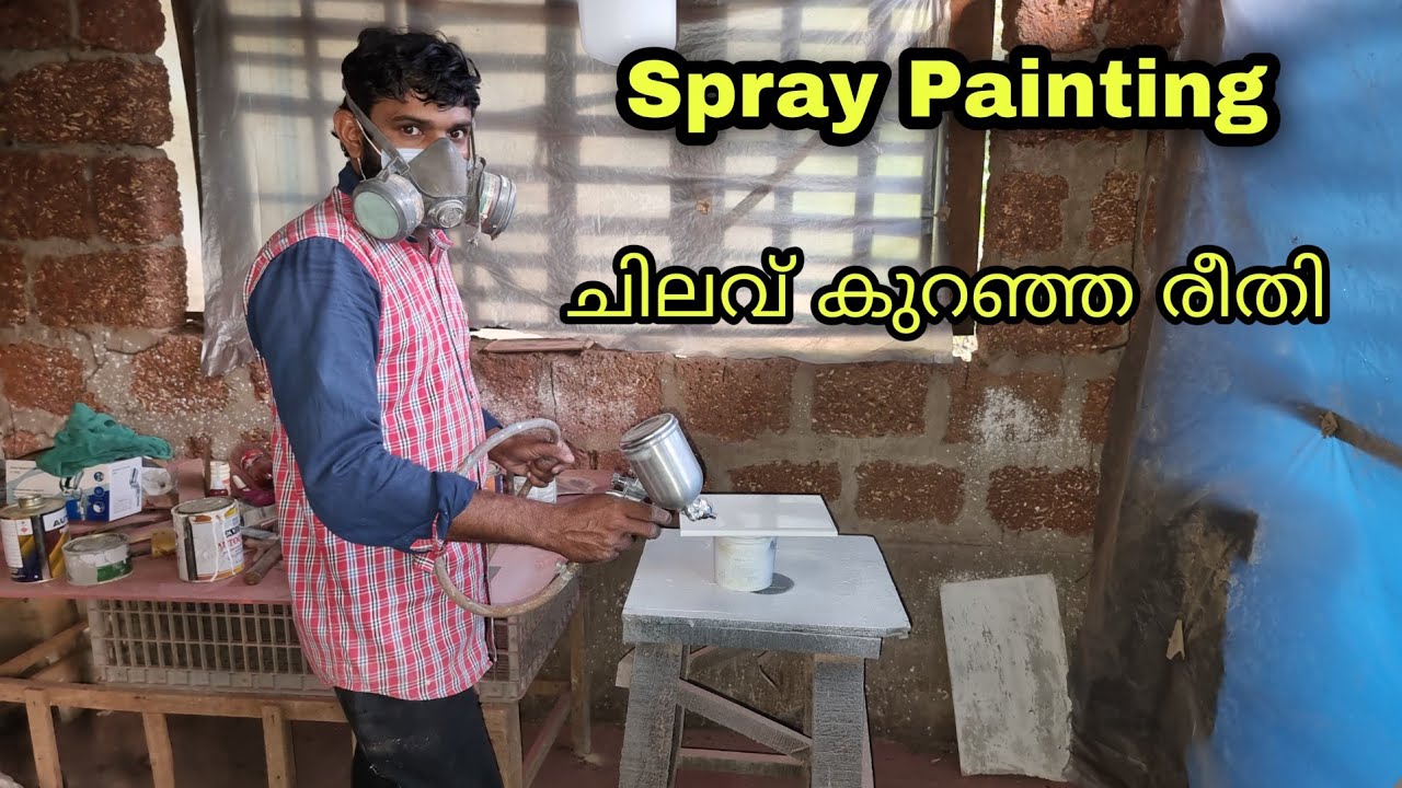 Spray Painting Easy Method In Malayalam YouTube