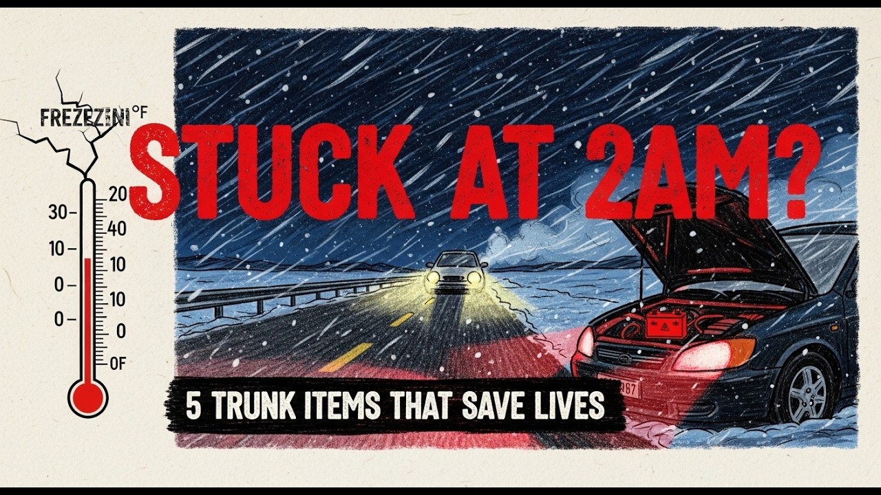 The 5 Trunk Items That Could Save Your Life on a Dead Highway