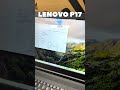 LENOVO THİNKPAD P17 KUTULU RTX EKRAN KARTLI LAPTOP