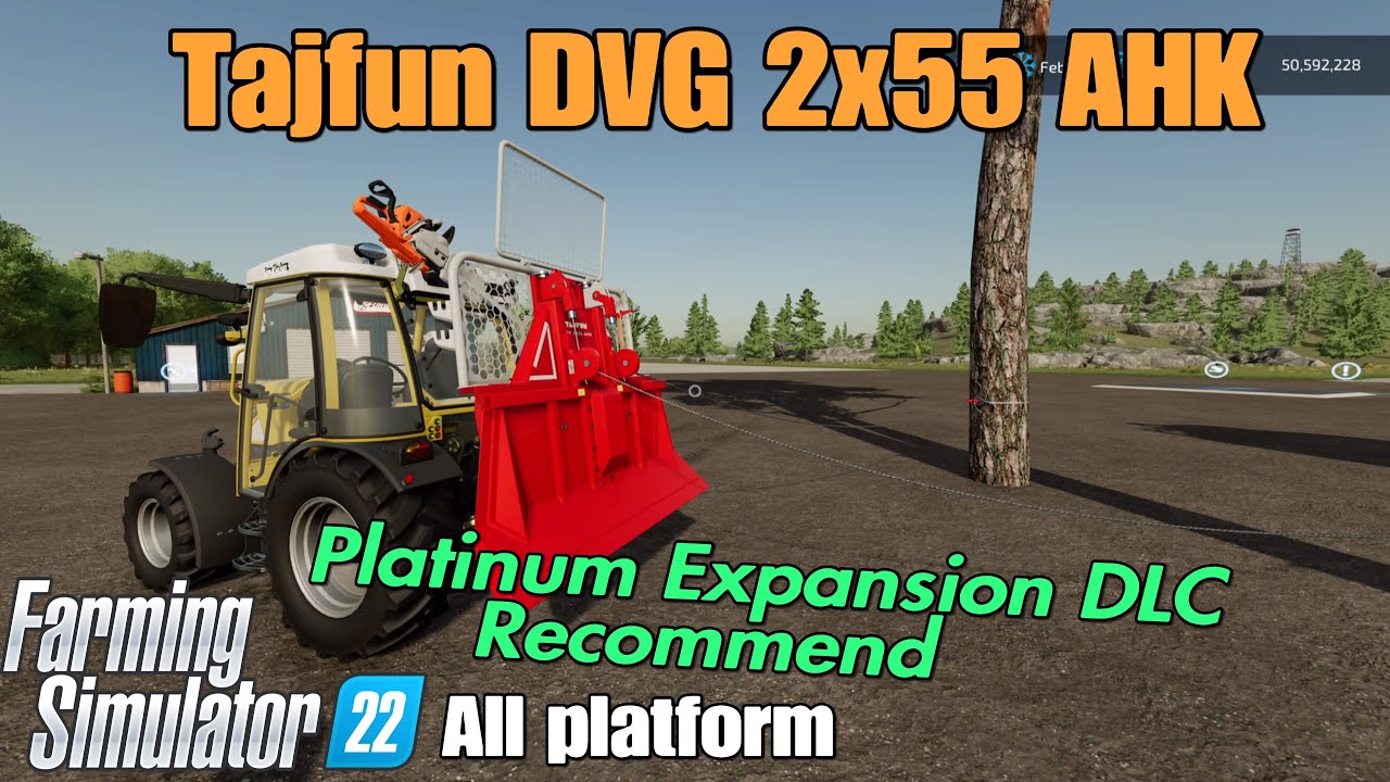 Tajfun DVG 2x55 AHK / FS22 mod for all platforms YouTube