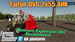 Tajfun DVG 2x55 AHK  / FS22 mod for all platforms