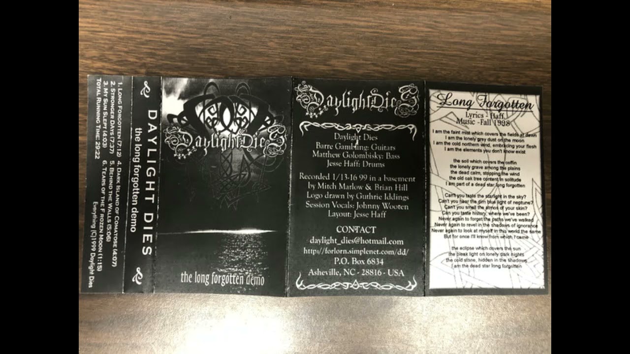 Daylight Dies - The Long Forgotten [Full Demo - 1999]