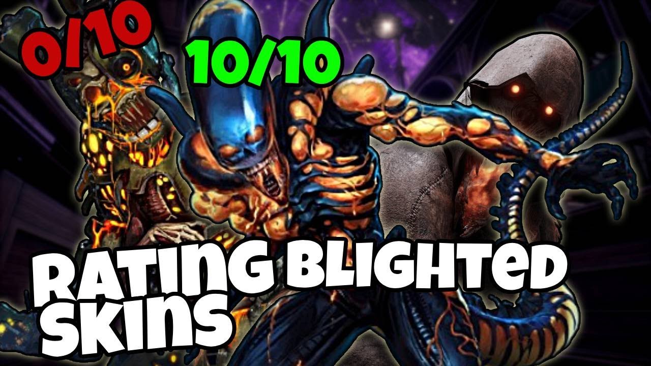 Rating EVERY Blighted Skin in Dead by Daylight!!!