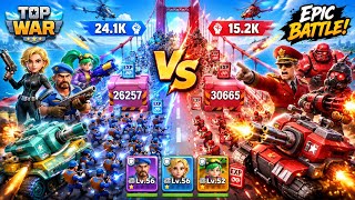TOP WAR Battle Game Ads Review 🔥 Epic Battle Gameplay | New Levels & Strategy (2026) screenshot 3